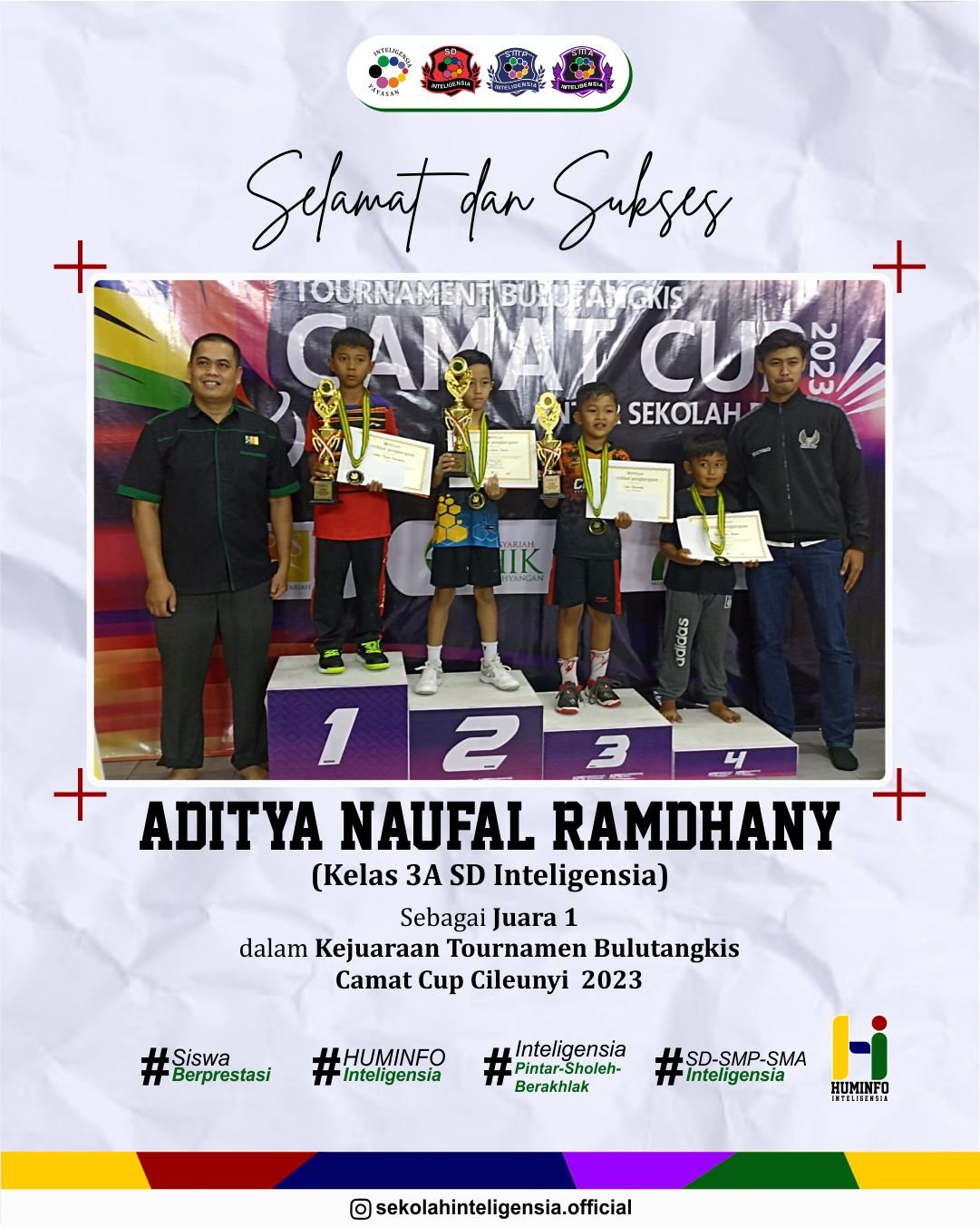 JUARA OLAHRAGA CABANG BULUTANGKIS